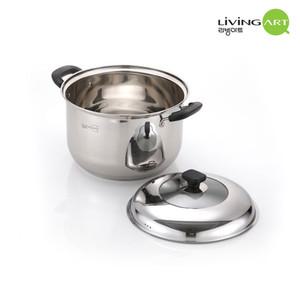 리빙아트 제로 IH 인덕션 스텐 돔형 곰솥 28cm 들통 찜솥 빨래솥 냄비