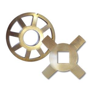 원뿔 양념분쇄기 부속품 칼날 (WP-640A WP-650B 전용) 고정날 회전날 고추기계