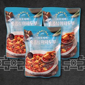 차오차이 홍콩식 마파두부 180g x3개 맛있게 매콤함 샘표 전자레인지용