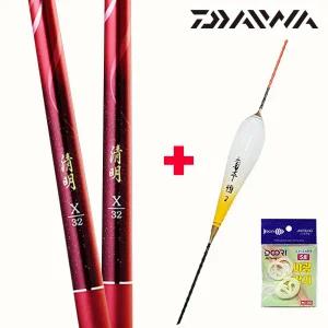 다이와 청명X 민물낚시대 +찌+줄감개 청명엑스 붕어민물대 20칸~34칸