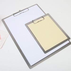 모던 스틸 서류 집게 보드 (소형) 문서 메뉴판 받침 보드판 결재판
