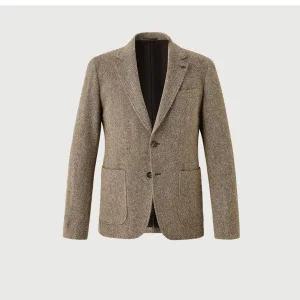 [트레몰로] HC09 울혼방 캐주얼 텍스처 자켓 (주)세정 인디안 남성 겨울 브라운 레 (S30099097)