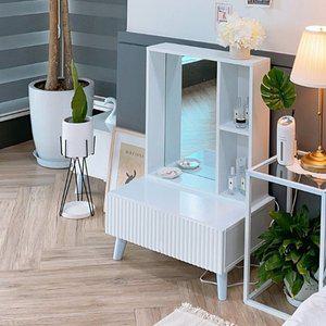 텐스페이스 끌레르 갤러리형 템바보드 600 좌식화장대 GT08R(착불)