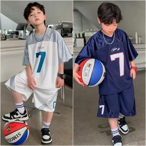 남아 주니어 세븐바스켓 운동복 유니폼 스타일 상하