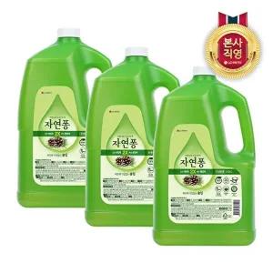 [LG생활건강]자연퐁 주방세제 솔잎 용기형 3.1kg x 3개