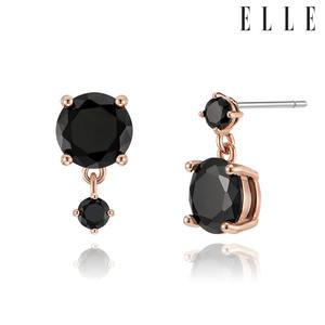 [엘르주얼리] 14K GF 언발 더블원 귀걸이 ELGPEE432