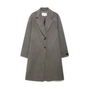 [롯데백화점]나이스클랍 투버튼 루즈핏 핸드메이드 코트 N244XWCA46