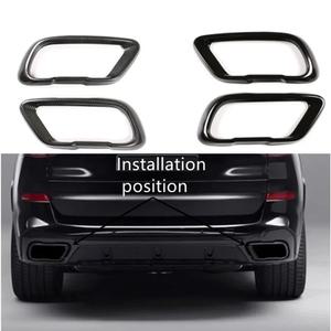 테일 스로트 머플러 배기 파이프 커버 BMW X5 G05 X6 G06 X7 G07 21-2