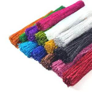 반짝이모루 가는모루 털철사 철사 공예 크리스마스 트리 장식꽃 꽃다발 만들기 DIY 재료 공예 10