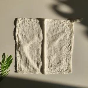 무형광 소창 고리수건 주방 행주 면 타월 손수건 10+1