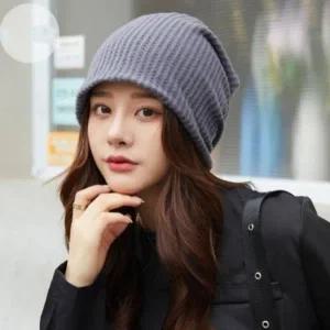루즈핏 멀티 비니 골지 두건비니 롱 비니 빅사이즈 수면 모자 대두 주름
