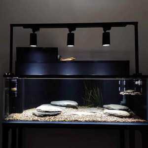 어항 조명 거치대 수초등 장치 해수 대형 스탠드 행거 1. 60cm 스탠드 높이 40cm 블랙