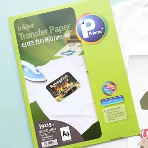 애니라벨 의류용 잉크젯 열전사지 A4 10장