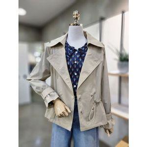 [갤러리아] ABFZ[3컬러] 더블버튼 숏 트렌치 코트(ABZ5HR31)