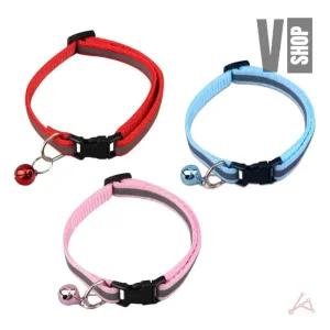브이샵 고양이 방울 목줄 방울목걸이 목끈 애견
