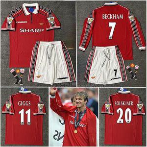 긱스 트레블  9899 맨유유니폼 베컴 클래식 올드트래포트