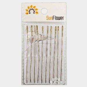 큰바늘 긴바늘 시침용 두꺼운 이불 원단 수선 손바느질