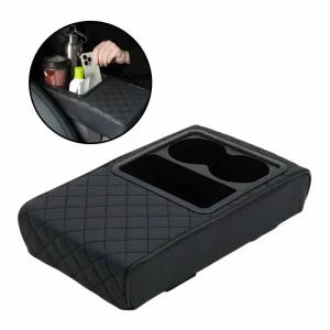 팔 걸이 콘솔 쿠션 1p 수납쿠션 자동차 박스 컵 틈새 차량 운전석 실내 사각 보호 격자