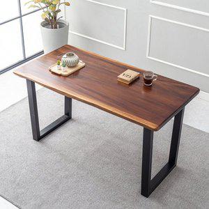 [아이앤] 리하트 로즈우드 장미원목 6인 식탁 우드슬랩 테이블 IK