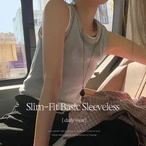 핫핑 [2타입] 이지골지 슬림핏 베이직 나시