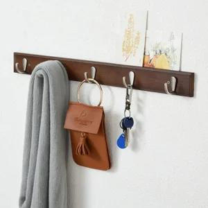 매트로 원목 후크 옷걸이/문걸이후크도어/벽고정형옷걸이/후크모자줄/철제모자문걸이/스텐후크벽걸이