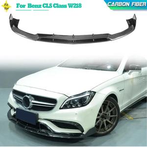 카본 자동차 프론트 범퍼 립 벤츠 CLS W218 CLS63 AMG 15-17 호환