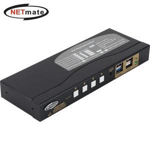 [XBK8084P_48]4K 60Hz HDMI KVM 4대1 스위치 USB 랜용품