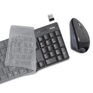 코시 키스킨 키보드 버티컬 무선 마우스 세트 KBM2258WL 얇은 베젤 콤팩트 저소음 편한 손목