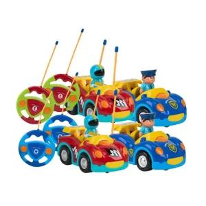 플레이 무선조종차4개세트 1106set)  무선조종경찰차 2개+무선조종레이싱카 2개)