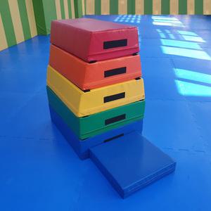 TK 어린이 뜀틀 스펀지 쿠션 4단VK2565 유치원 유아 학교놀이체육수업 교구 점핑 덤블링 도마훈련 태권도