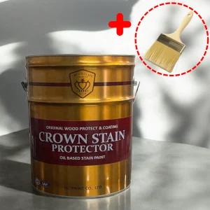 오일스테인 니스칠 나무방수 데크 목재용 방부목 페인트 투명오일스텐 색상 16L