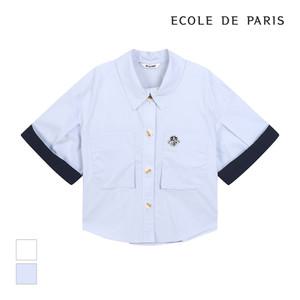 [에꼴드파리/드라로얄] 빅포켓 와이드소매 셔츠_RB25WBA001Z