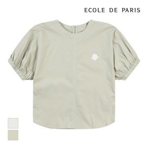 [에꼴드파리/드라로얄] 퍼프반팔 블라우스_RB26WBC036Z