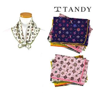 [탠디] TANDY 주얼플라워 손수건 스카프