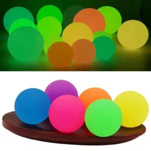 얌체공 탱탱볼 얌체 볼 고무 공 굴리기 놀이 촉감 유아 어린이 장난감 형광 야광 소프트