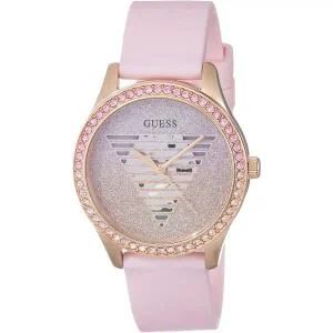 손목시계 패션시계 워치 정장시계 게스 여성용 38mm 시계 핑크 스트랩 로즈 골드 다이얼 톤 케이스