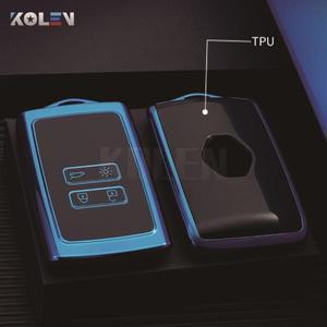 [누리정비]TPU 자동차 스마트 키 케이스 커버 쉘 Fob Renault Koleos Kadjar Clio Megane Captur Espace Ka