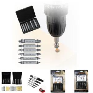 나사추출 볼트리무버 6PCS 세트/볼트/리무버/나사/너트/파손된/헛도는/마모된/뭉개진/제거/빼기/분리/비트