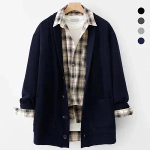 [MNC] 제시 박스핏 숄가디건  MDCD128LW)