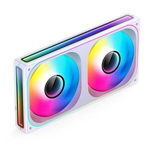 Jonsbo ZB-120/240/360 결합 케이스 팬 360 양면 천 레이어 미러 120mm PWM CPU 냉각 ZB-240BR ARGB 역방향