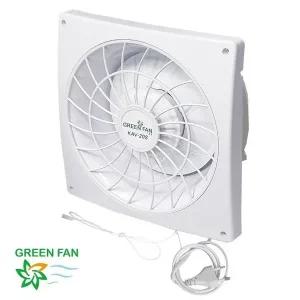 B그린팬KAV20S 자동계폐식 저소음 환풍기 날개20cm (WFHU51T)