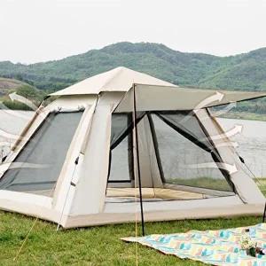 설치가 편한 원터치 텐트 가족 5인용 캠핑 피크닉-WF52AC8