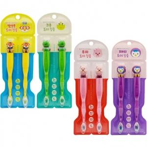 []올바른 양치습관 뽀로로 토이칫솔2개세트 어린이 아동 치솔 칫솔