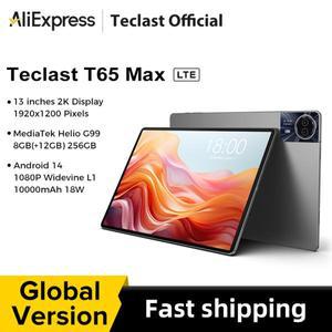 Teclast T65 Max 태블릿, 13 인치 FHD 디스플레이, MediaTek G99, 8GB RAM, 256GB ROM, 10000mAh 배터리,