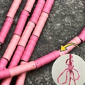 꼬임방지 구슬 줄넘기 성인 크로스핏 레드-WF5048D