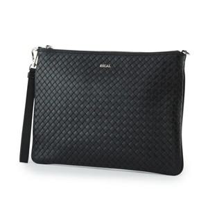 BAGBA0310MREGF1 금강제화 리갈 남성 짜임 패턴 소가죽 클러치백