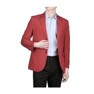 [리빌모아]여름 남성 시원한 와셔 콤비 정장 자켓 SB-COS-LV76-다홍
