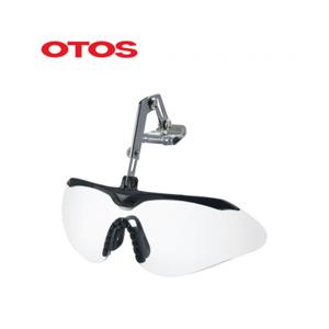 오토스 A-644A 클립형 안전모장착 투명 보안경 OTOS