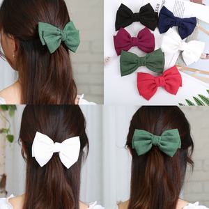 자동핀타입 왕리본헤어핀 여자아이헤어핀 뒷머리스타일링악세사리