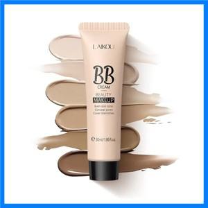 천연 페이셜 컨실러 BB 크림 프라이머 크림 균일한 피부 톤 브라이트닝 리퀴드 파운데이션 메이크업 6 색